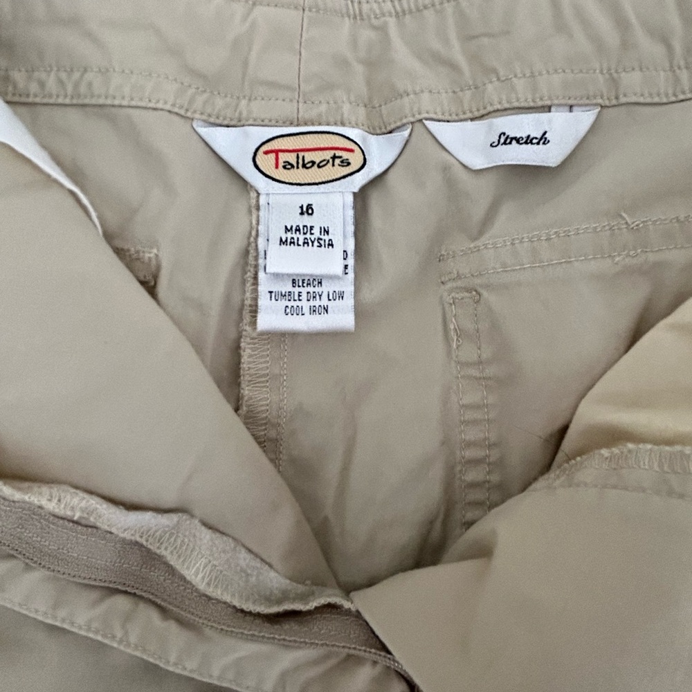 Talbots wom Tan Stretch Pants